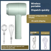 Electric Whisk Wireless Handheld Rechargeable Cream Mixer Kitchen Gadgets