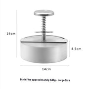 Stainless Steel Patties Mould Burger Meat Press Kitchen Gadgets