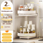 Kitchen Countertop Multi-function Rotating Seasoning Product Storage Rack